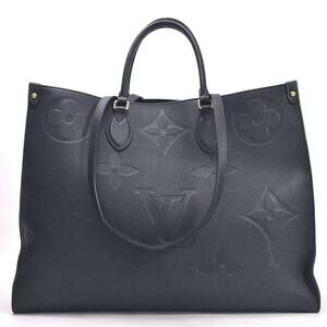 Louis Vuitton Monogram Empreinte On the Go Handbag Shoulder Bag Tote Leather